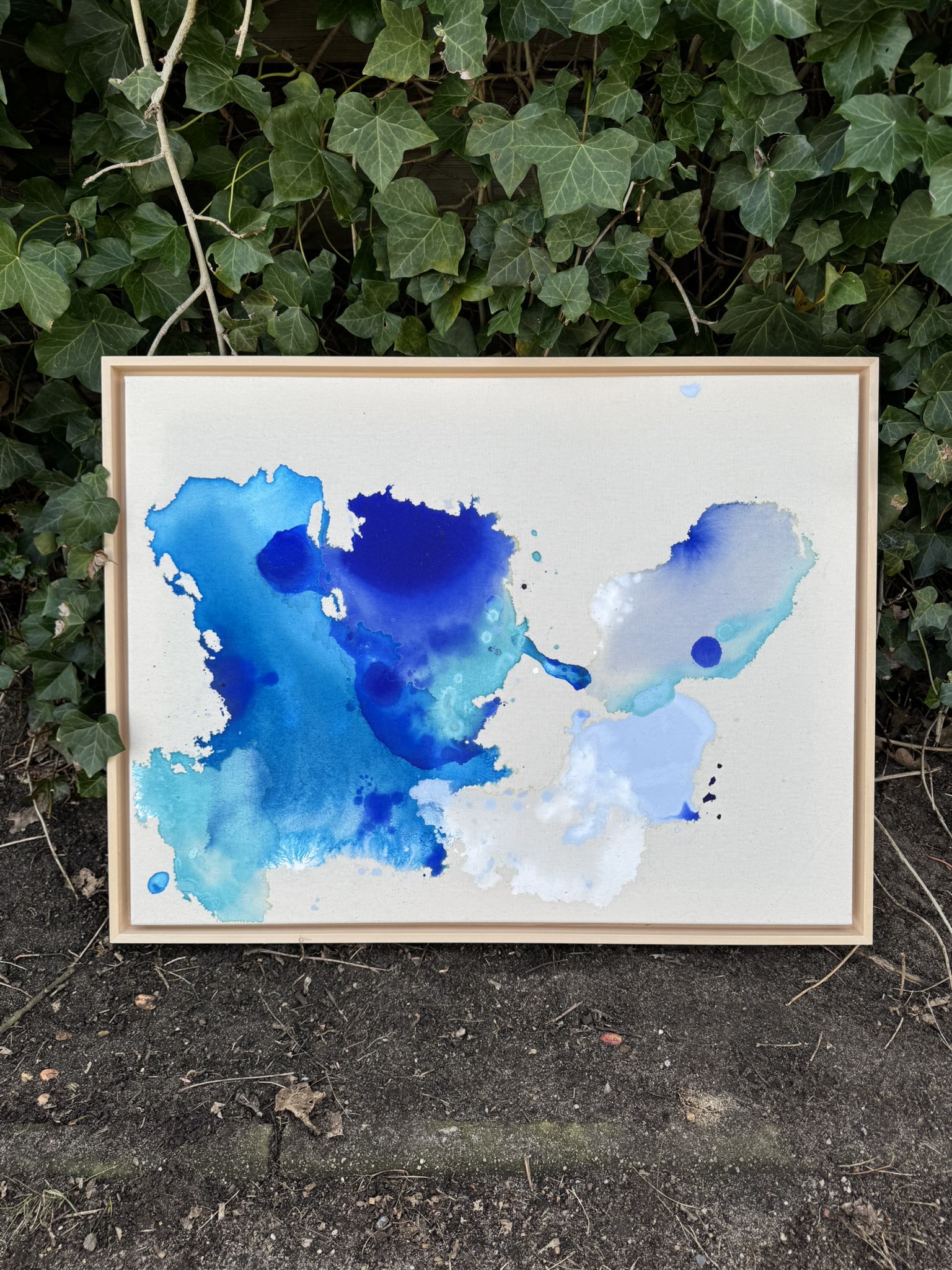 Tiefen, 2026, Acryl auf roher Baumwollleinwand